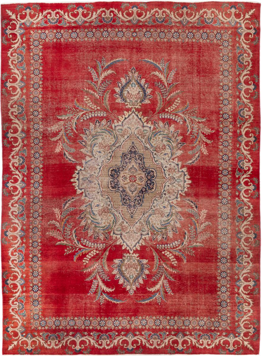 Persisk tæppe Vintage Yazd 375x275 375x275, Persisk tæppe Knyttet i hånden