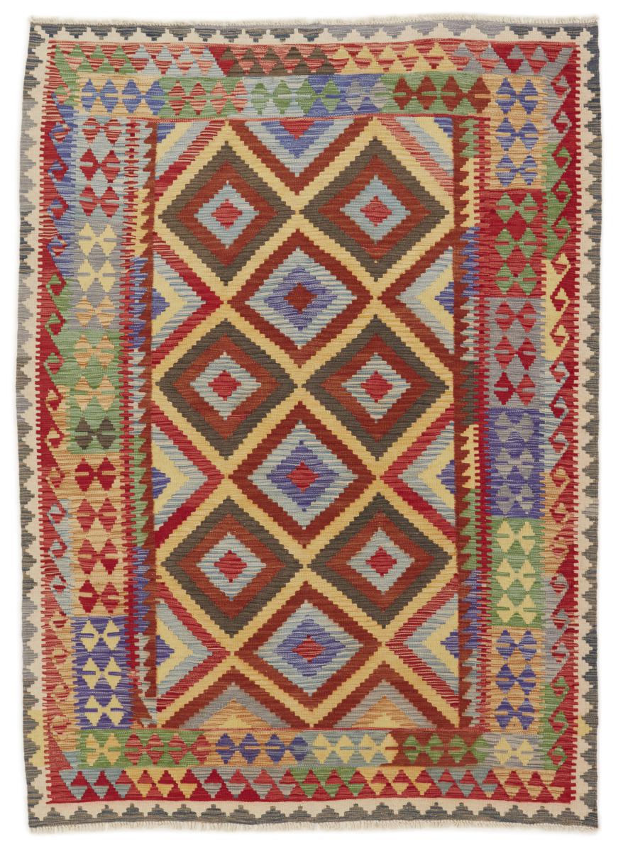 Tapis afghan Kilim Afghan 250x182 250x182, Tapis persan Tissé à la main
