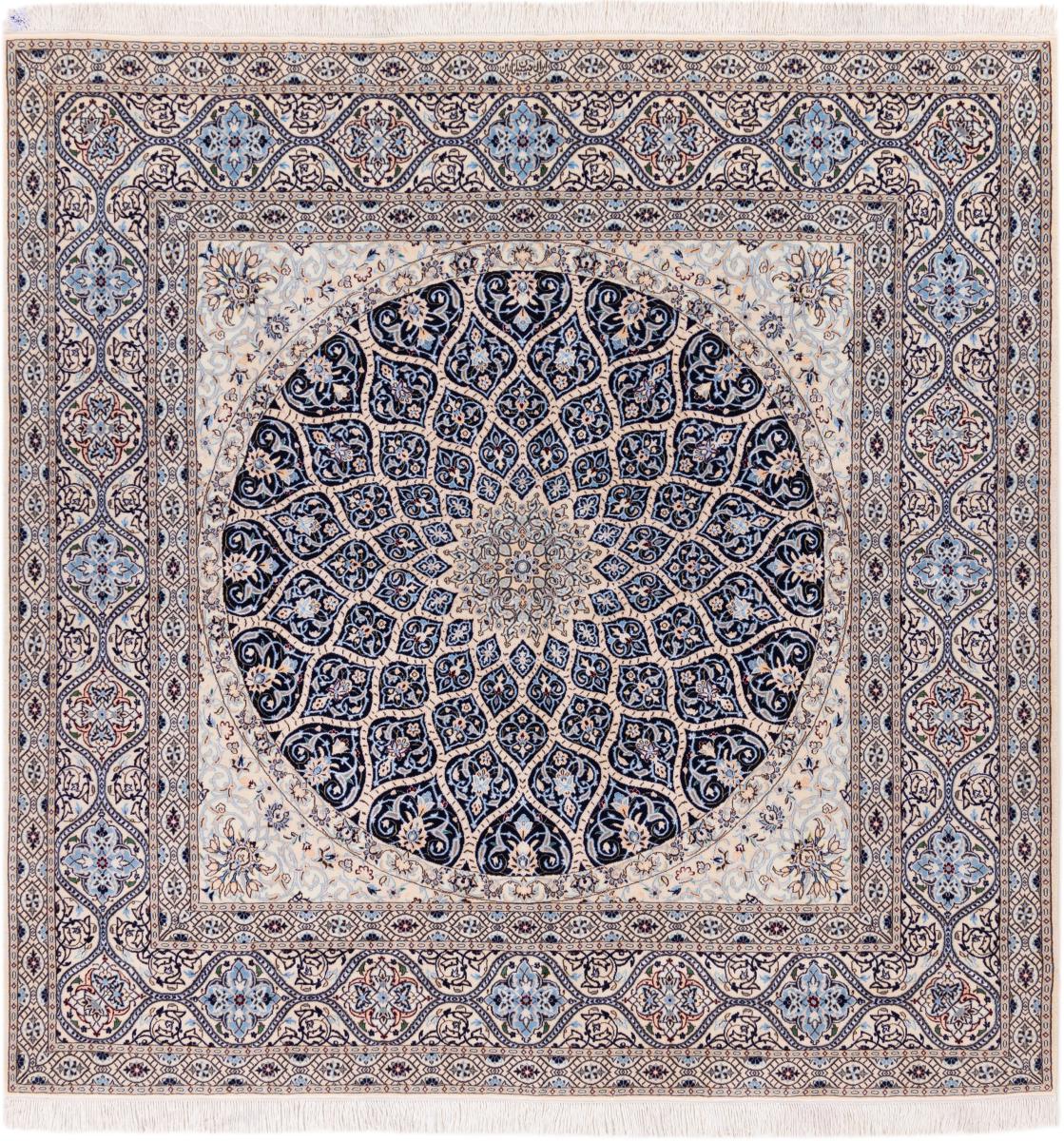 Persialainen matto Nain 6La 210x210 210x210, Persialainen matto Solmittu käsin