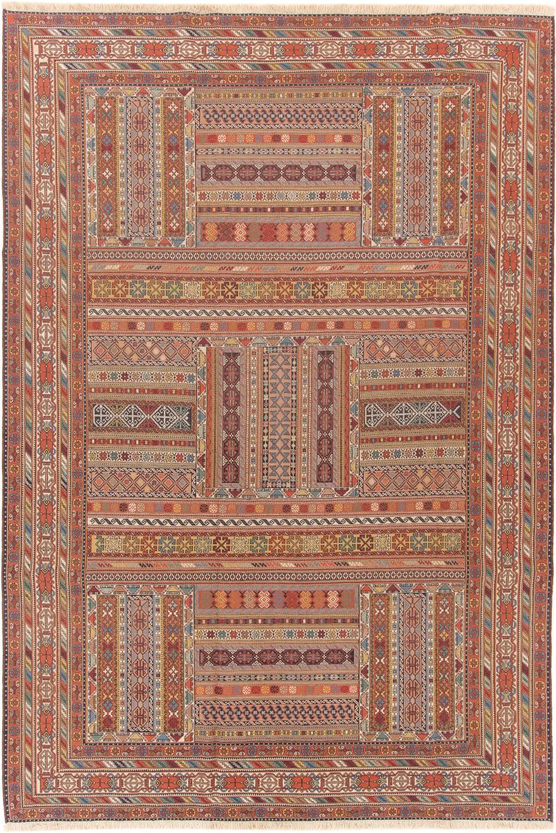 Tapete persa Kilim Soozani 294x199 294x199, Tapete persa Tecido à mão