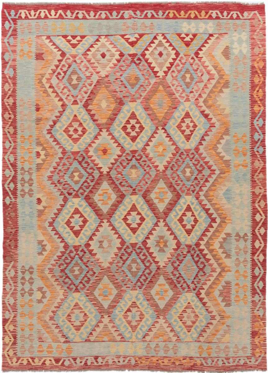 Tapete afegão Kilim Afegão 290x213 290x213, Tapete persa Tecido à mão