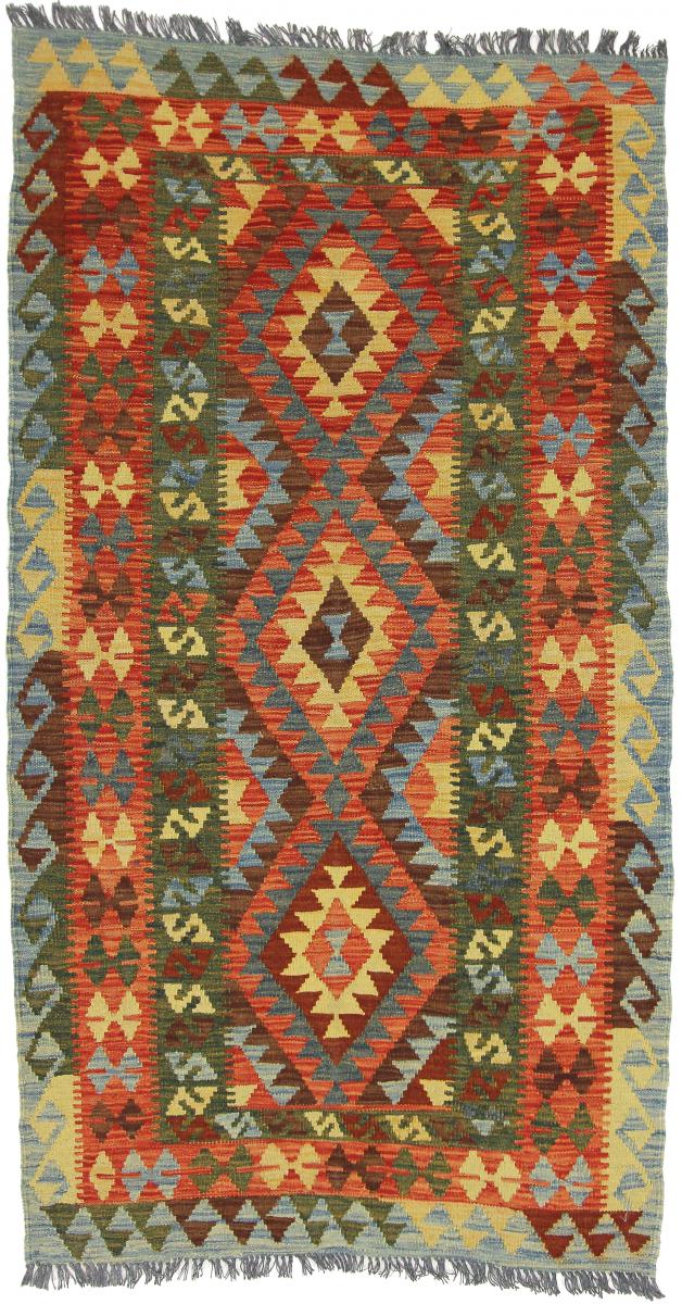 Afgán szőnyeg Kilim Afgán 189x103 189x103, Perzsa szőnyeg szőttesek