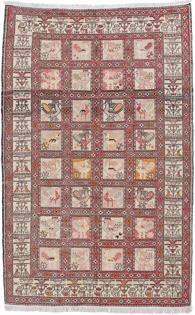 Tapete persa Kilim Soumak Shahsavan 189x123 189x123, Tapete persa Atado à mão