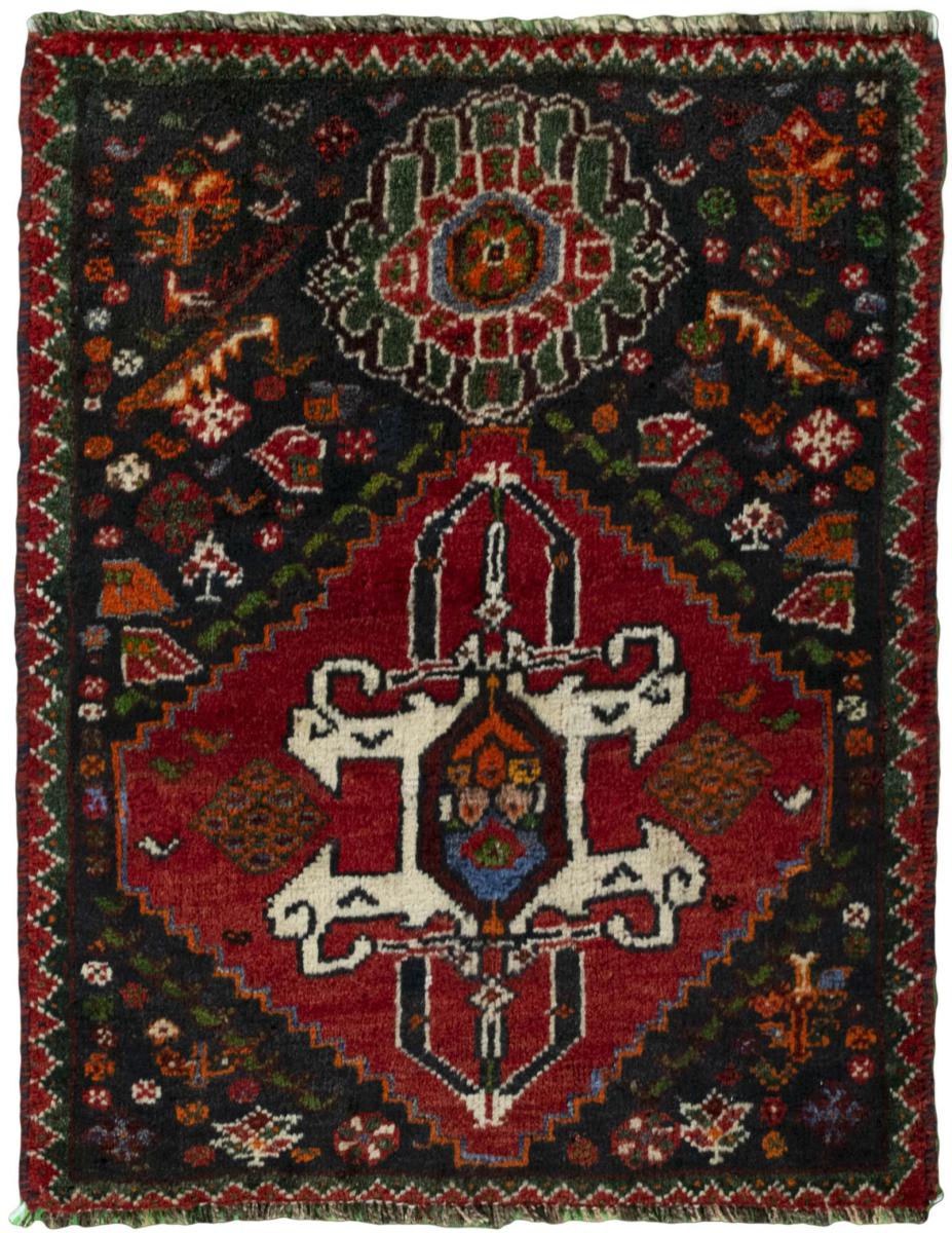 Perzisch tapijt Shiraz 72x58 72x58, Perzisch tapijt Handgeknoopte