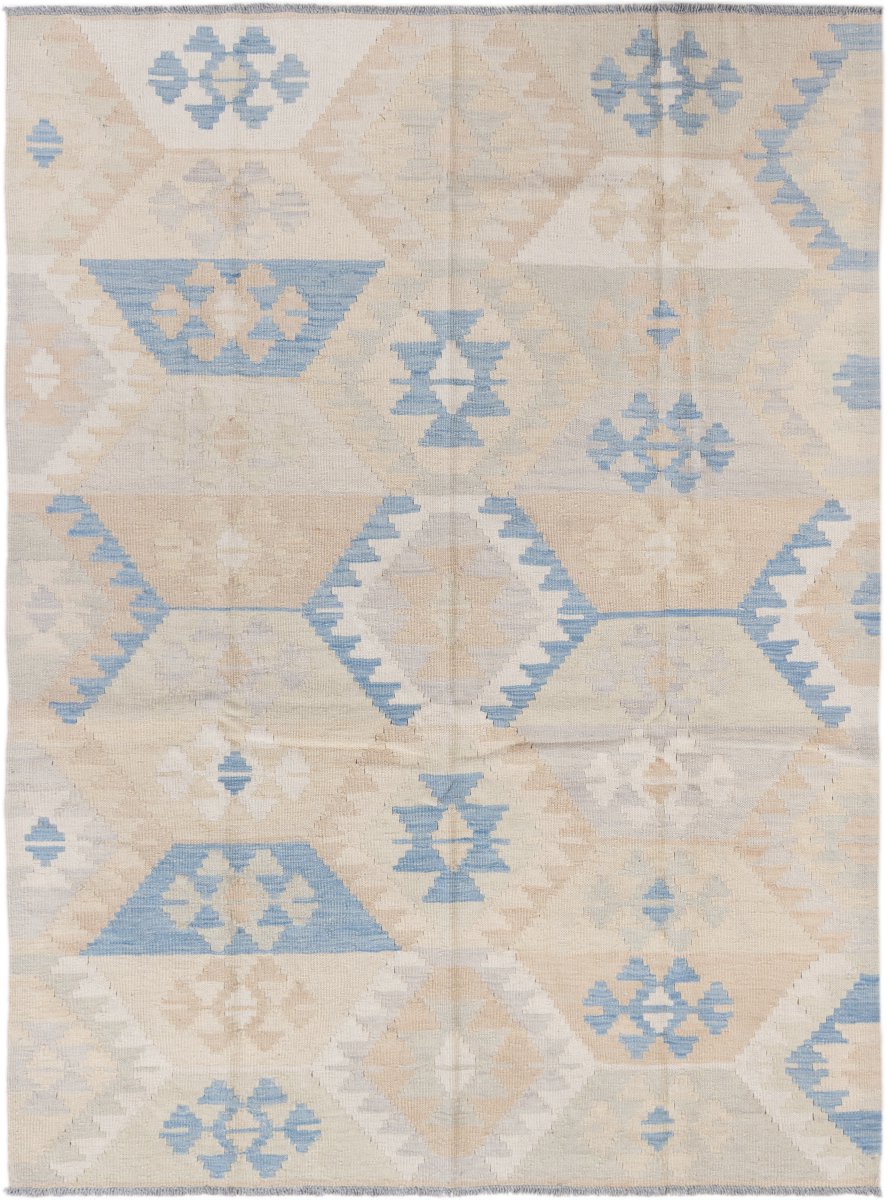 Tapis afghan Kilim Afghan 195x146 195x146, Tapis persan Tissé à la main
