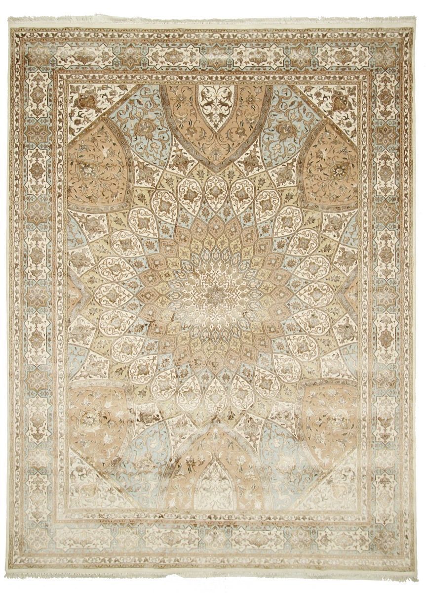 Indiaas tapijt Gumbad 360x270 360x270, Perzisch tapijt Handgeknoopte