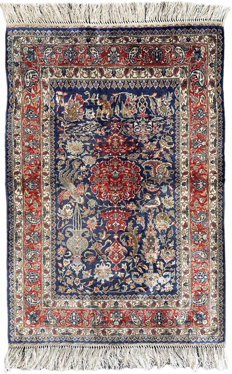 Kiinalainen matto Hereke Silkki 93x62 93x62, Persialainen matto Solmittu käsin