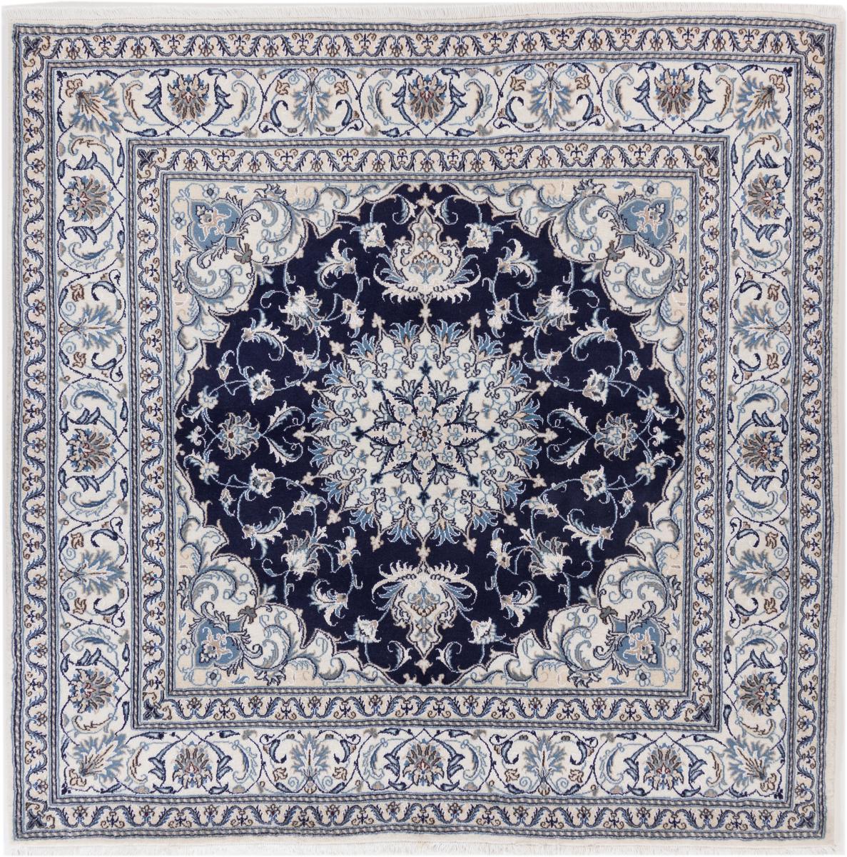 Persian Rug Nain 195x195 195x195, Persian Rug Knotted by hand