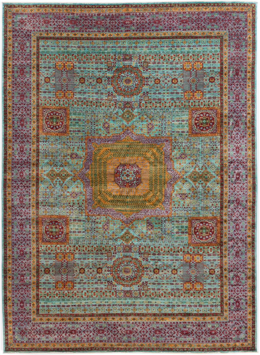 Tapis afghan Mamluk 342x251 342x251, Tapis persan Noué à la main