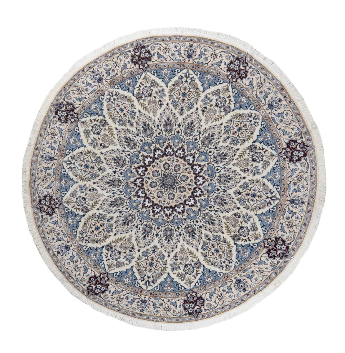 Persian Rug Nain 9La 244x244 244x244, Persian Rug Knotted by hand