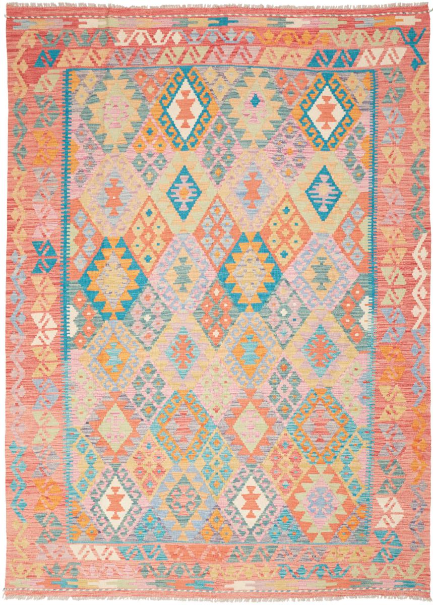 Dywan afgański Kilim Afghan 251x180 251x180, Dywan perski Ręcznie tkane