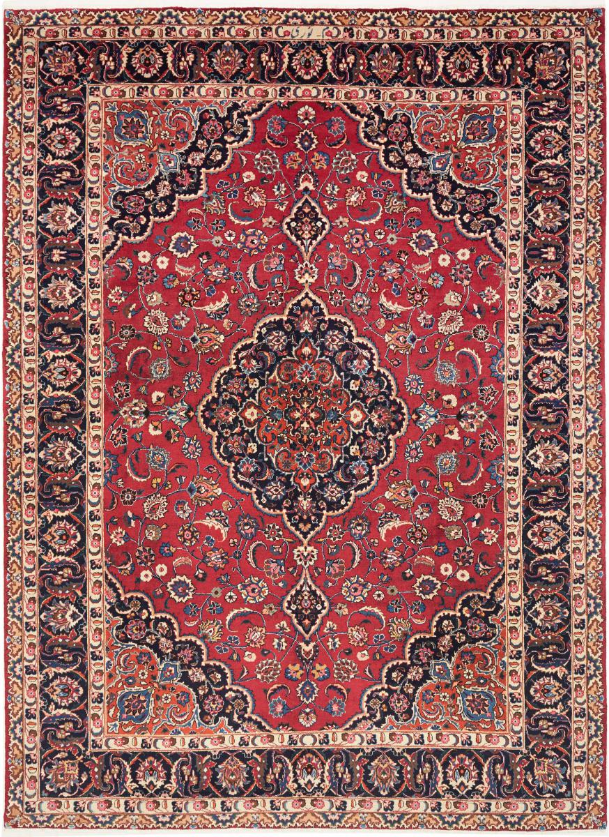 Tapis persan Mashhad 331x239 331x239, Tapis persan Noué à la main