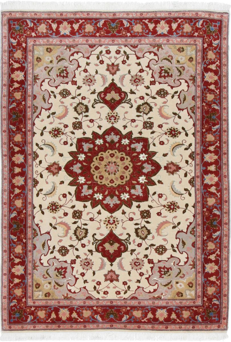 Tapete persa Tabriz 50Raj 150x105 150x105, Tapete persa Atado à mão