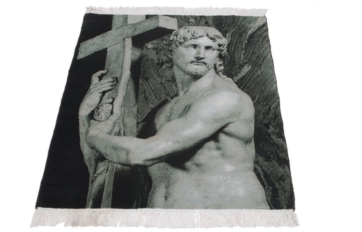 Tabriz 60Raj Bild Selyemfonal - 1