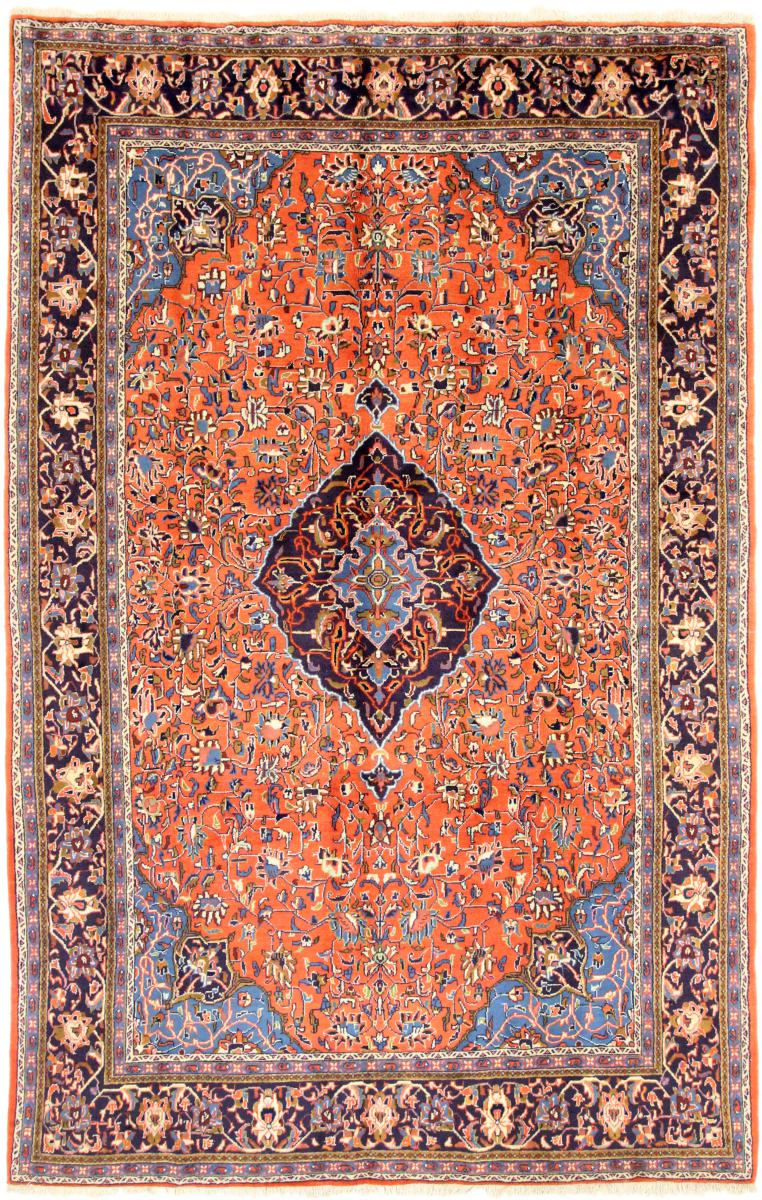 Tapete persa Sarough 307x199 307x199, Tapete persa Atado à mão