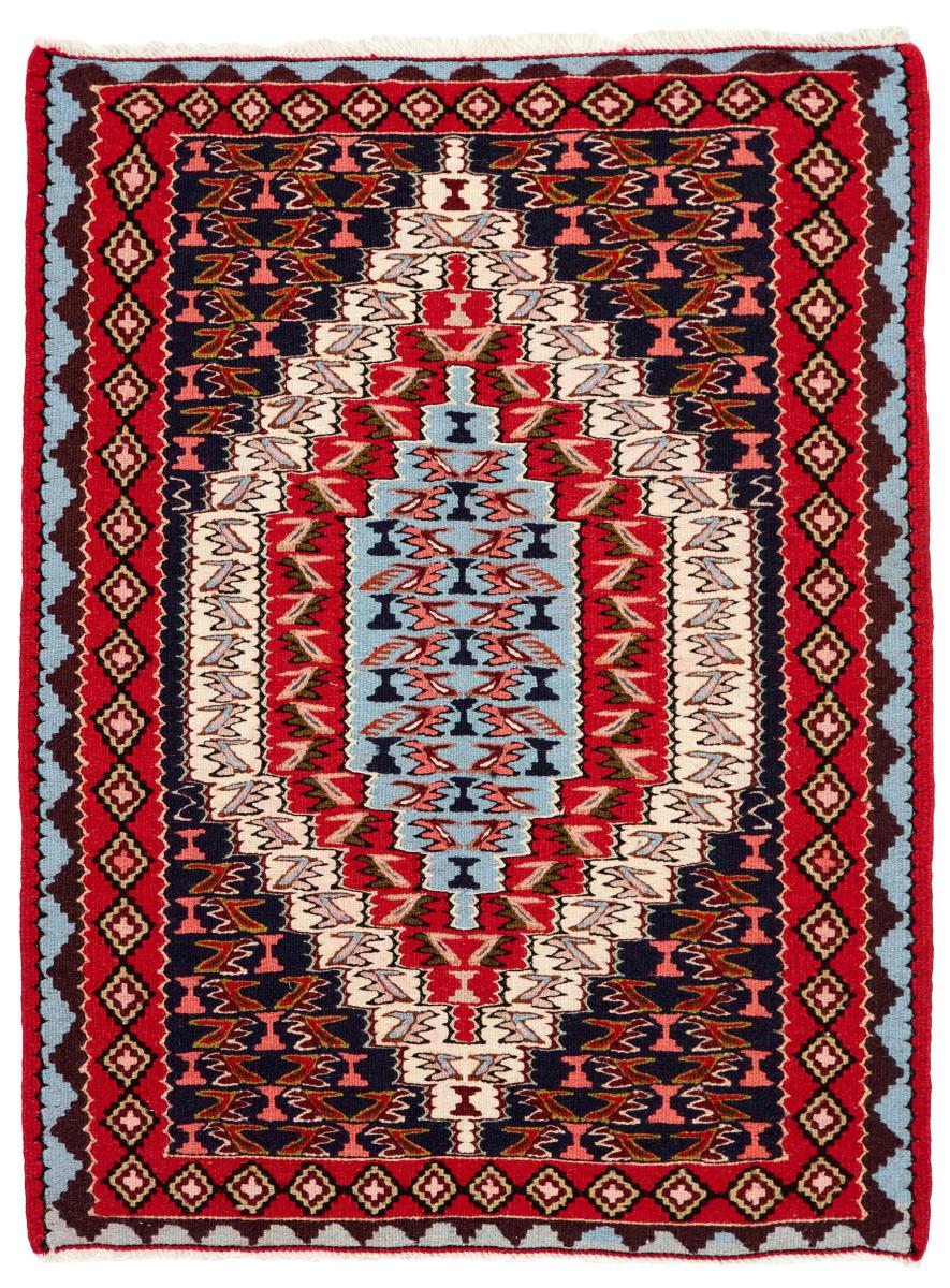 Tapete persa Kilim Senneh 104x81 104x81, Tapete persa Atado à mão