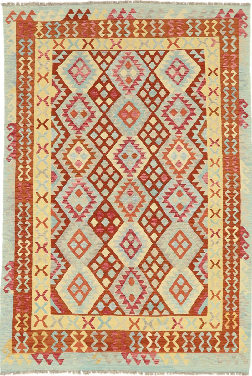 Tapete afegão Kilim Afegão 285x195 285x195, Tapete persa Tecido à mão