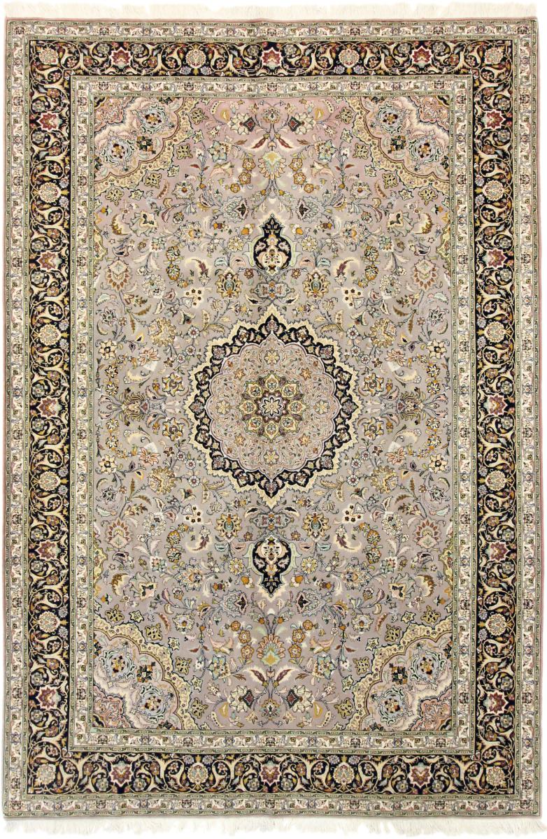 Tapete persa Tabriz 305x203 305x203, Tapete persa Atado à mão