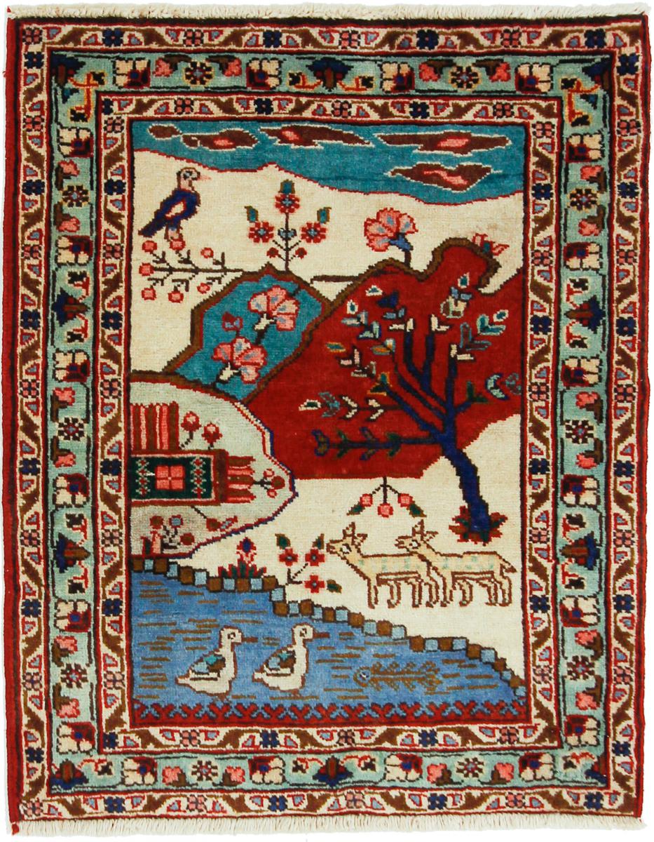 Tapete persa Tabriz 89x71 89x71, Tapete persa Atado à mão