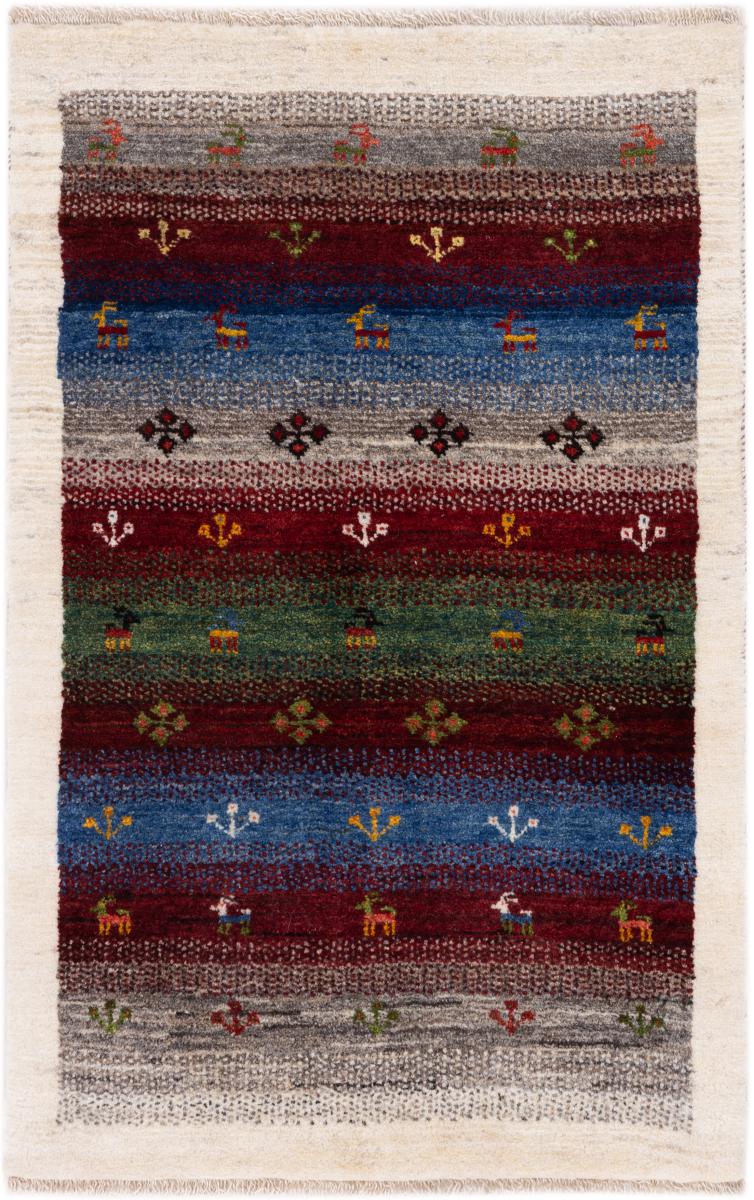 Perzisch tapijt Perzisch Gabbeh Loribaft Nowbaft 95x63 95x63, Perzisch tapijt Handgeknoopte