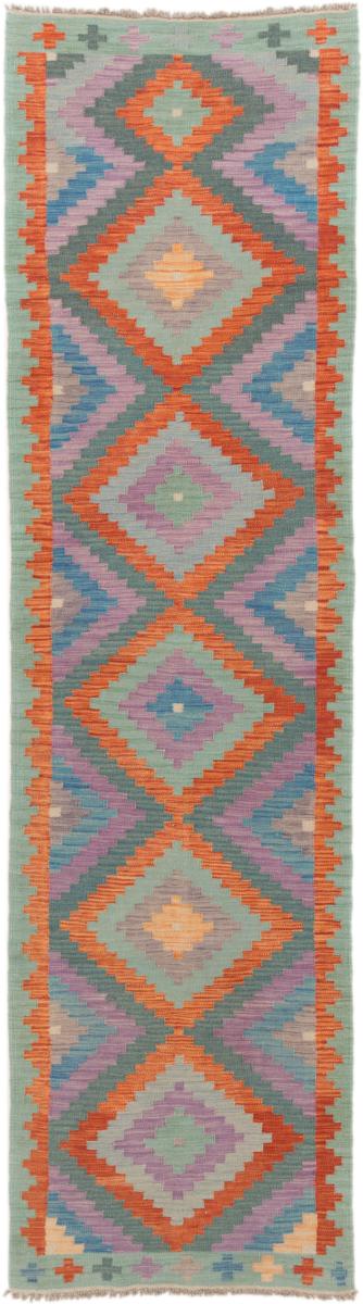 Tapete afegão Kilim Afegão 299x77 299x77, Tapete persa Tecido à mão