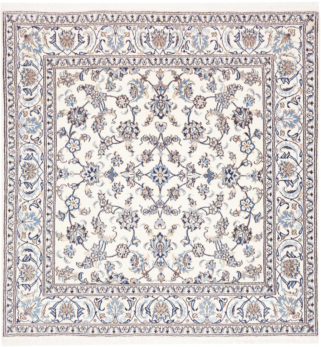 Persialainen matto Nain 201x197 201x197, Persialainen matto Solmittu käsin