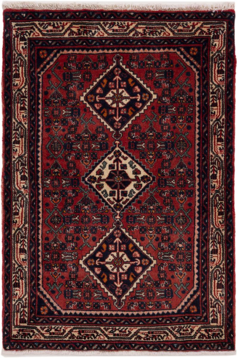 Tapis persan Hamadan 103x69 103x69, Tapis persan Noué à la main