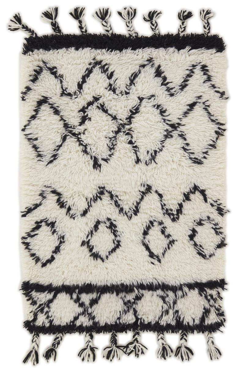 Tapis indien Gabbeh Design 91x61 91x61, Tapis persan Noué à la main