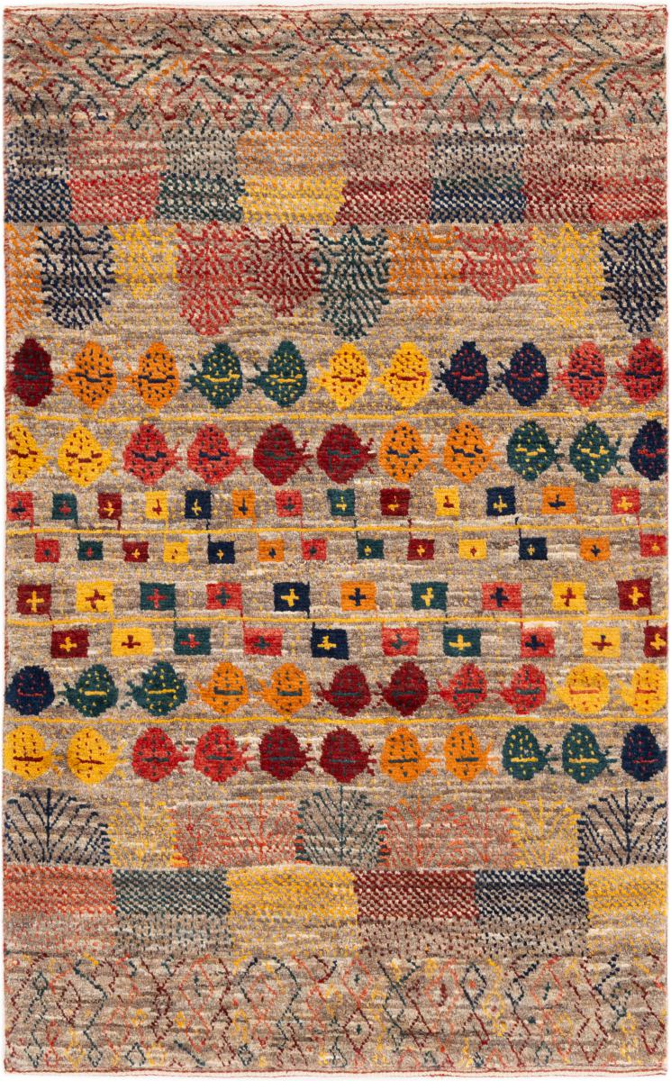 Tapis persan Perser Gabbeh Loribaft Essence 124x76 124x76, Tapis persan Noué à la main