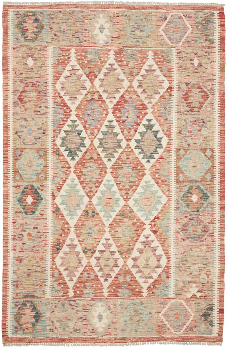 Tapis afghan Kilim Afghan 194x124 194x124, Tapis persan Tissé à la main