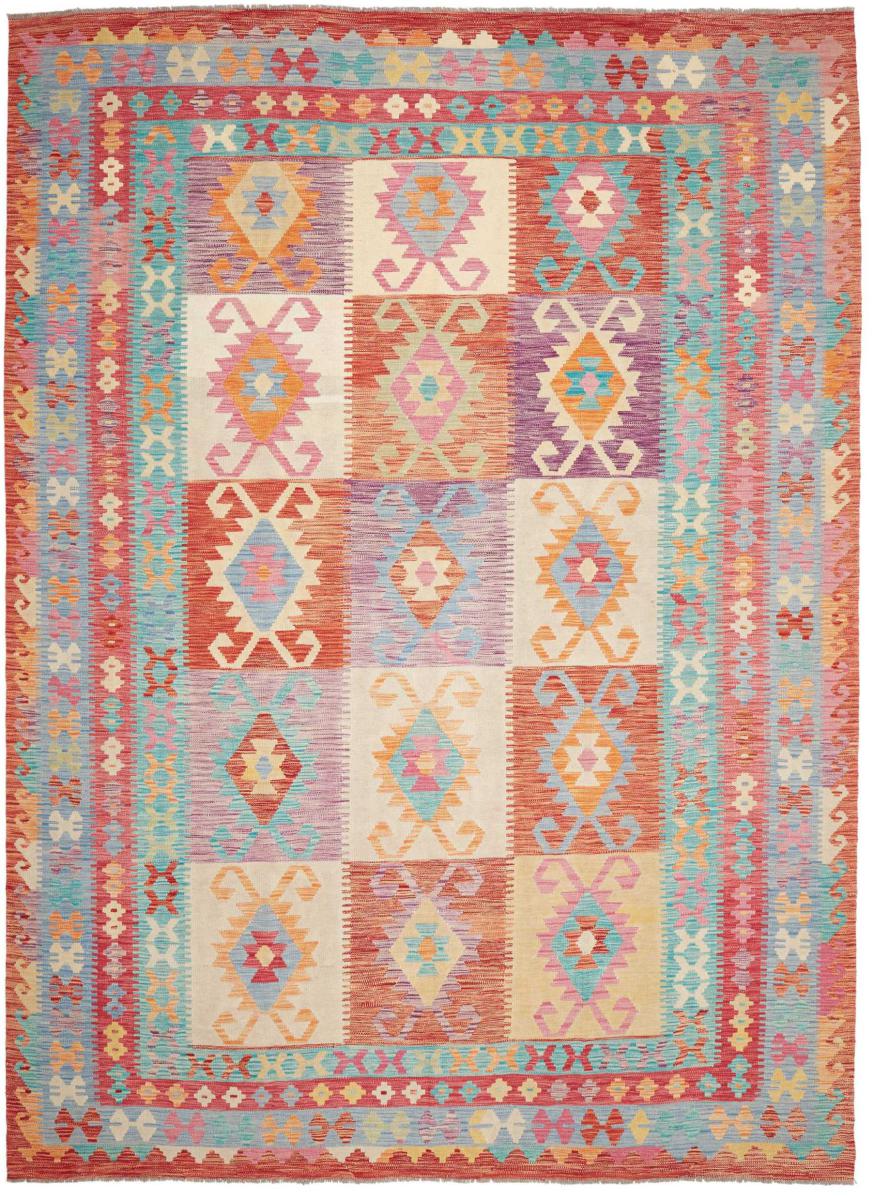 Tapete afegão Kelim Afghan 340x249 340x249, Tapete persa Tecido à mão