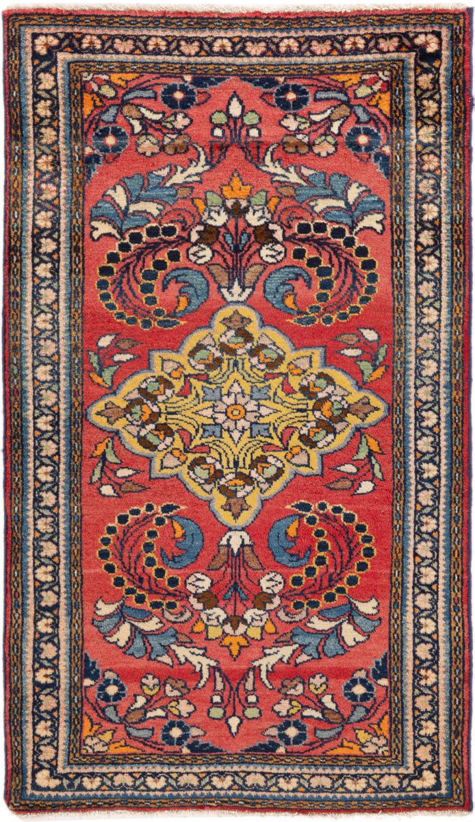 Perserteppich Lillian Alt 3'11"x2'4" 3'11"x2'4", Perserteppich Handgeknüpft