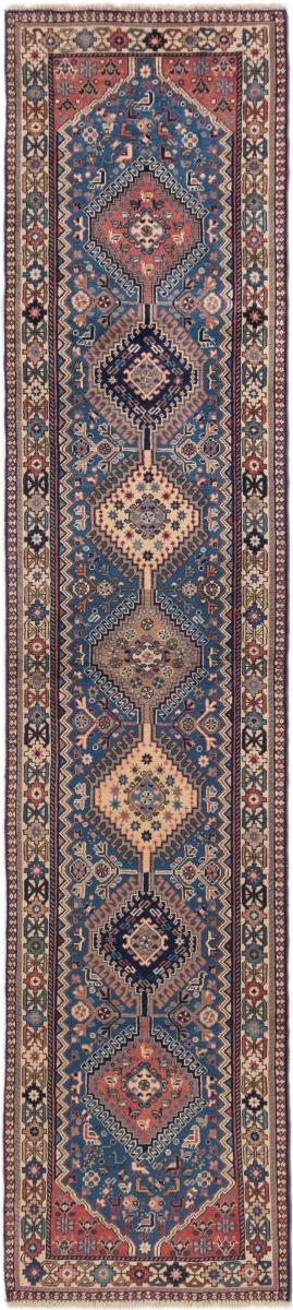 Persisk tæppe Yalameh 291x63 291x63, Persisk tæppe Knyttet i hånden