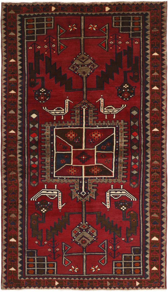 Persian Rug Lori 9'0"x5'2" 9'0"x5'2", Persian Rug Knotted by hand