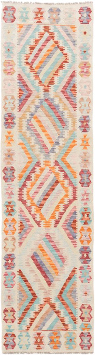 Tapete afegão Kilim Afegão 293x78 293x78, Tapete persa Tecido à mão