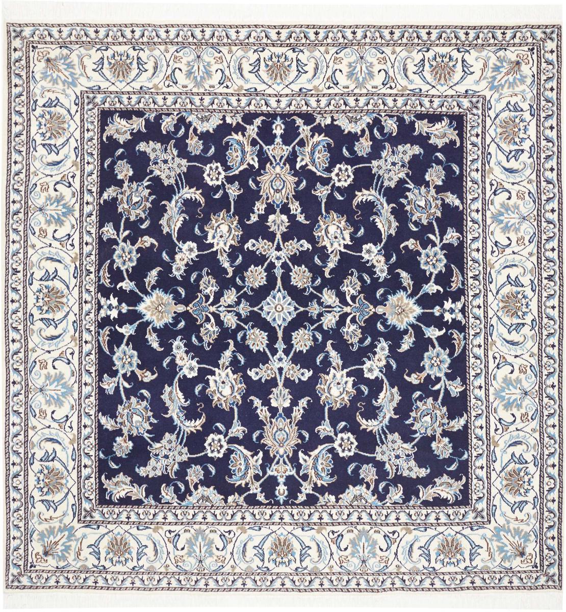 Alfombra persa Nain 209x199 209x199, Alfombra persa Anudado a mano