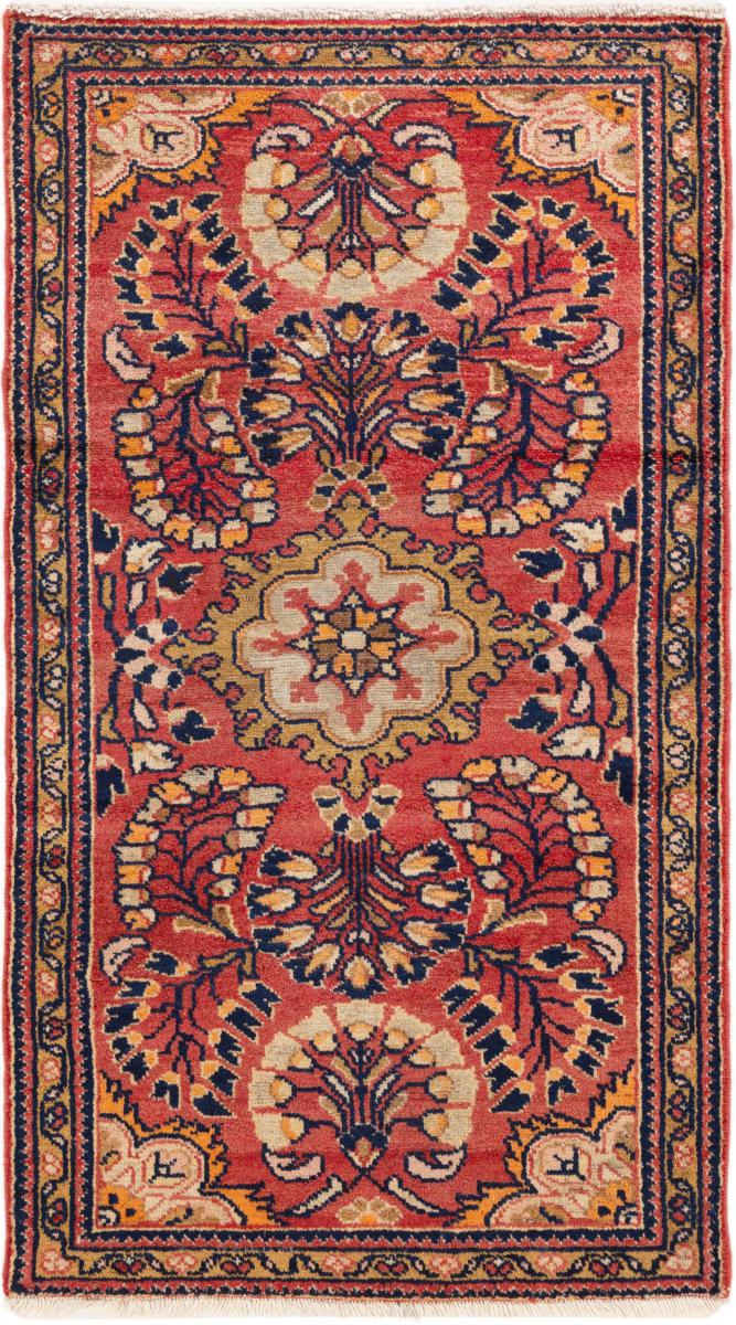 Persian Rug Lillian Old 117x65 117x65, Persian Rug Knotted by hand