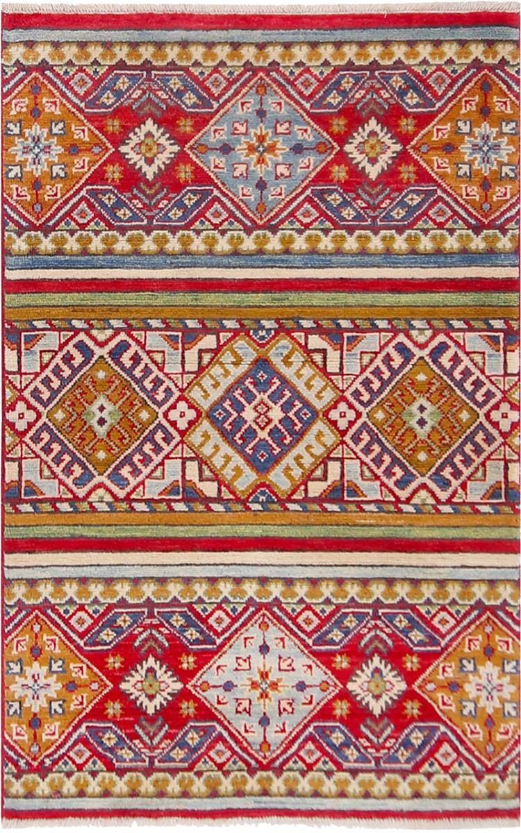 Afghan rug Kazak Ghazni 128x81 128x81, Persian Rug Knotted by hand