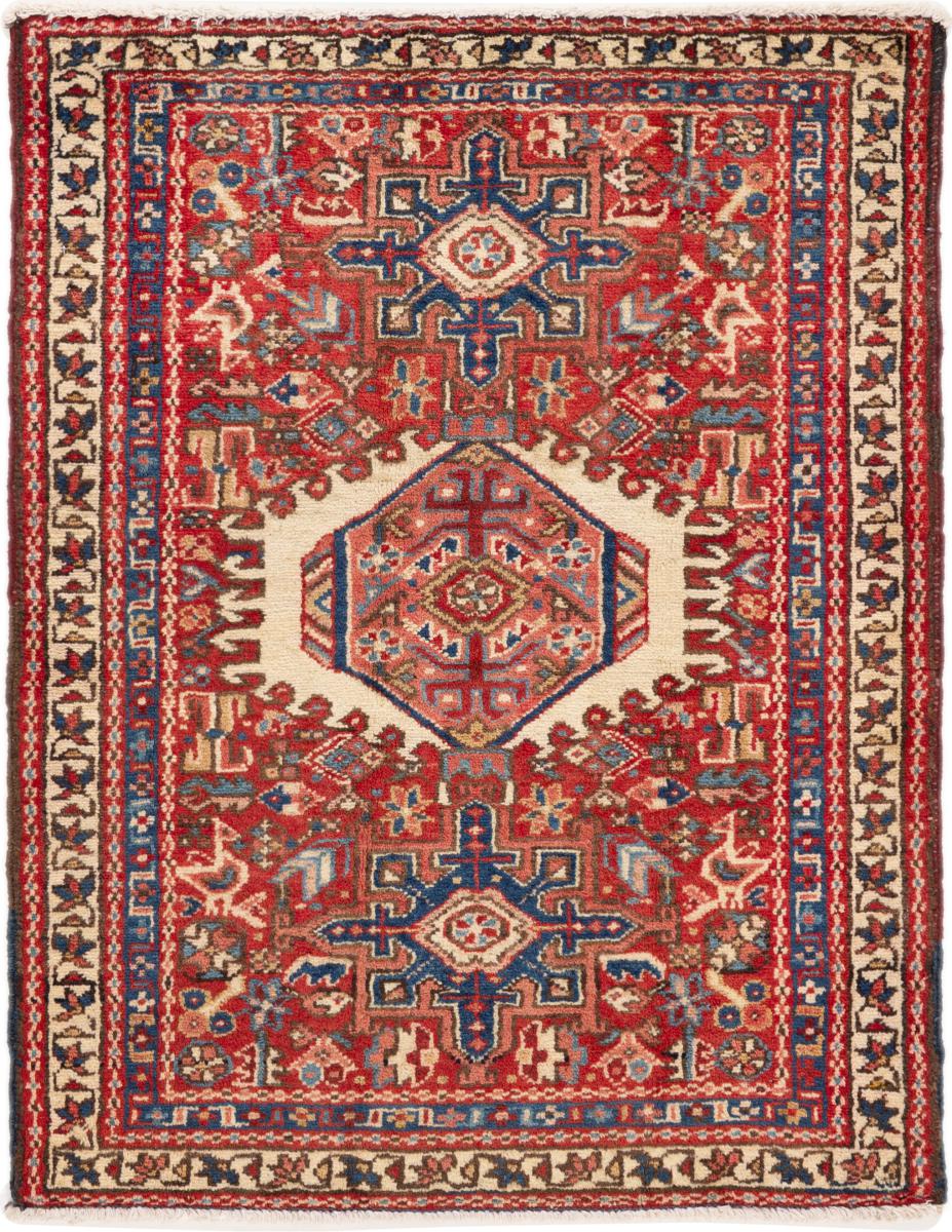 Persisk teppe Heriz Gammel 93x71 93x71, Persisk teppe Knyttet for hånd