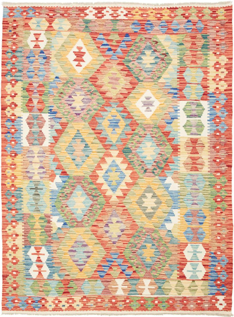 Afghan rug Kilim Afghan 202x152 202x152, Persian Rug Woven by hand