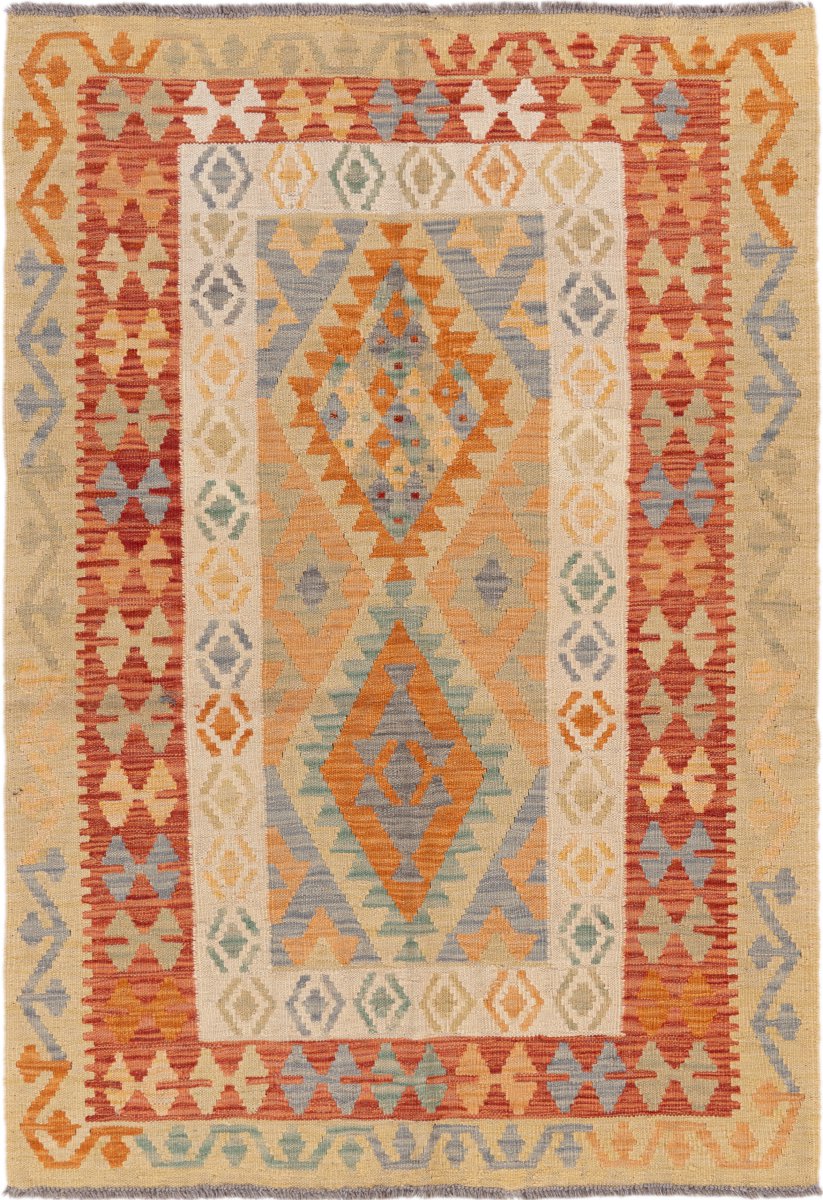 Afghaans tapijt Kilim Afghan 148x103 148x103, Perzisch tapijt Handgeweven