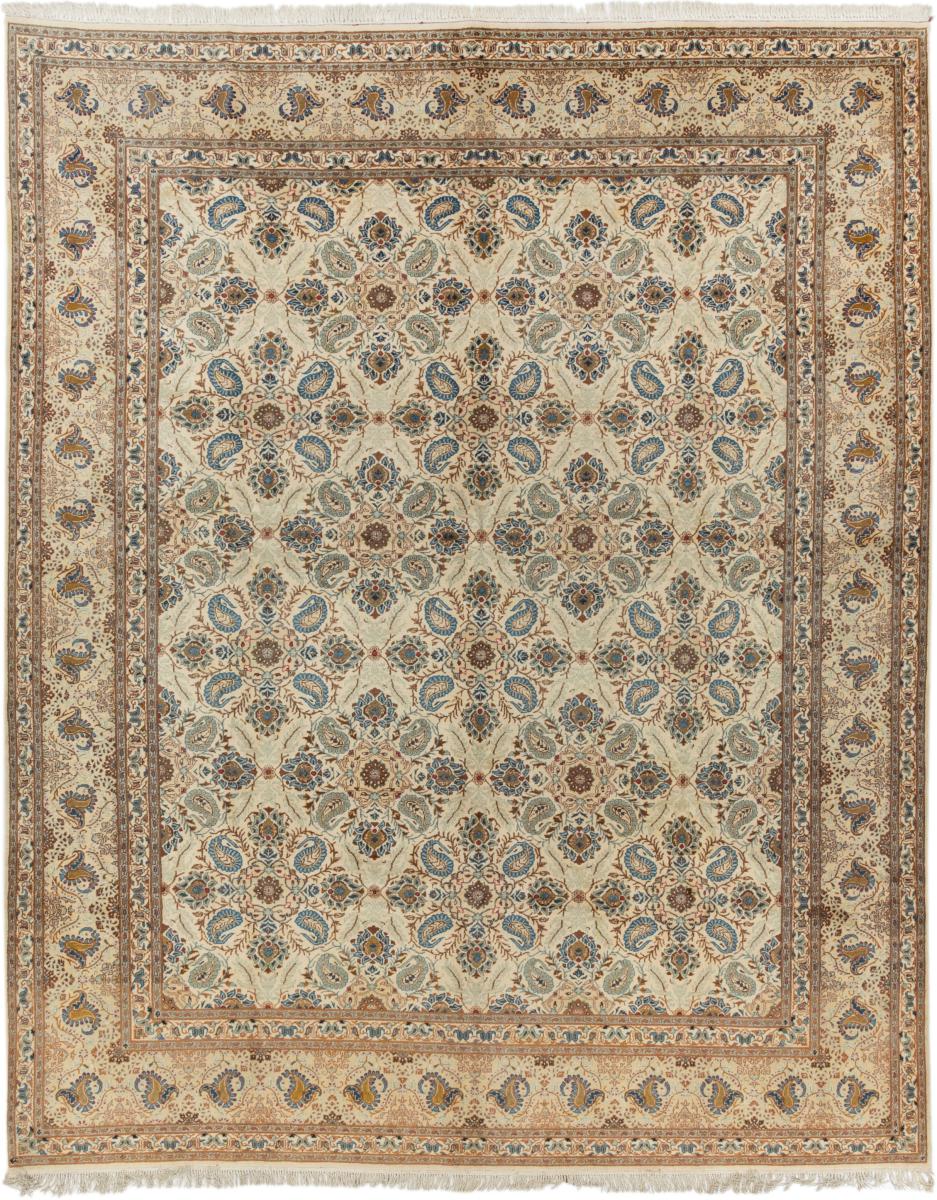 Persisk tæppe Keshan 401x289 401x289, Persisk tæppe Knyttet i hånden