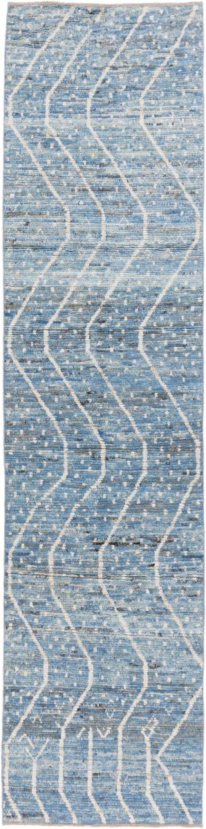 Afghan rug Berber Design 390x94 390x94, Persian Rug Knotted by hand