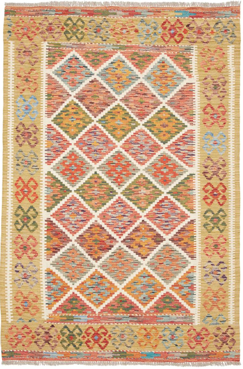 Afghaans tapijt Kilim Afghan 192x128 192x128, Perzisch tapijt Handgeweven