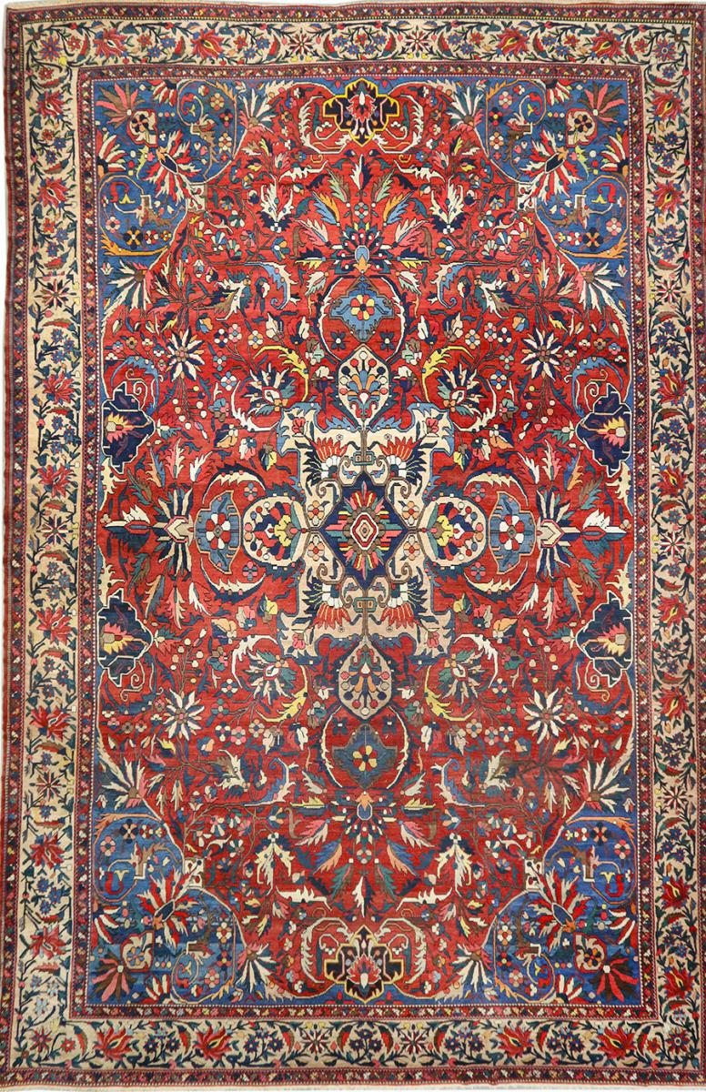 Perzisch tapijt Bakhtiari Antiek 672x475 672x475, Perzisch tapijt Handgeknoopte