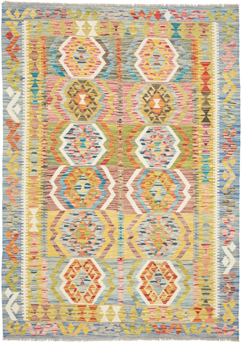 Tapis afghan Kilim Afghan 181x130 181x130, Tapis persan Tissé à la main
