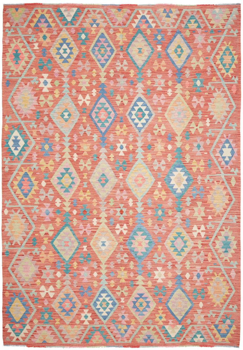 Afghan rug Kilim Afghan 9'10"x6'8" 9'10"x6'8", Persian Rug Woven by hand