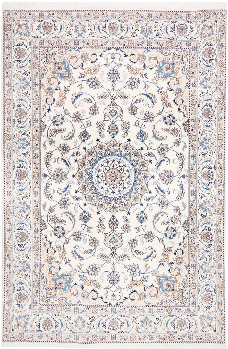 Persisk tæppe Nain 306x201 306x201, Persisk tæppe Knyttet i hånden