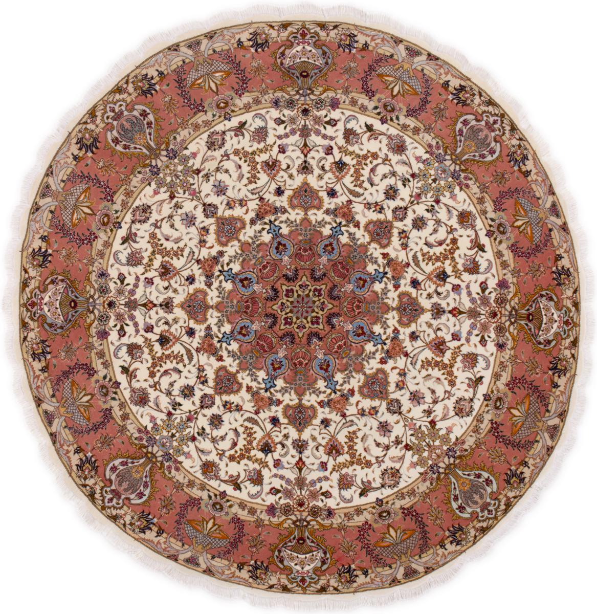 Persian Rug Tabriz 50Raj 205x202 205x202, Persian Rug Knotted by hand