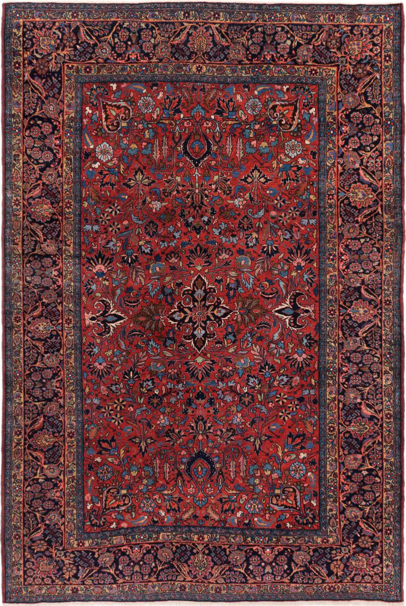 Alfombra persa Farahan Antiguo 281x191 281x191, Alfombra persa Hecho a mano